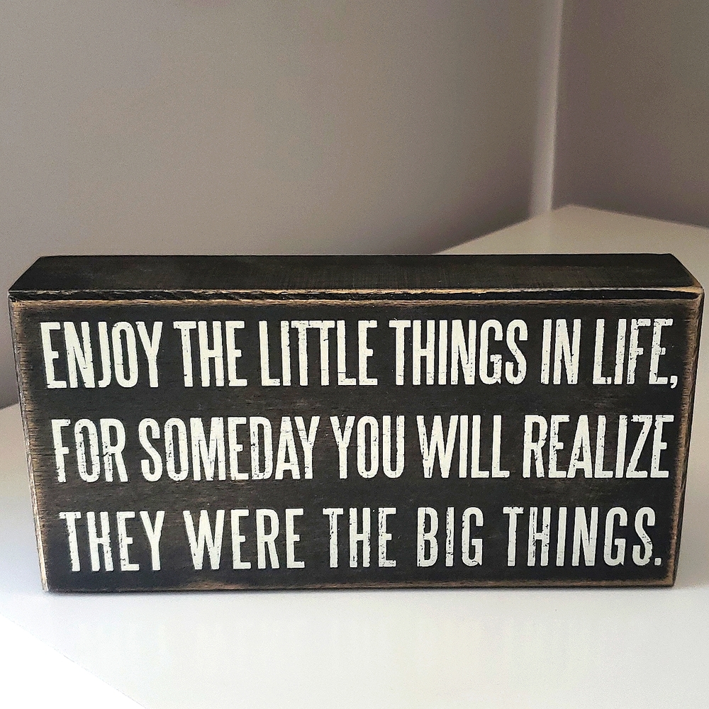 Wooden Inspirational Sign Decor